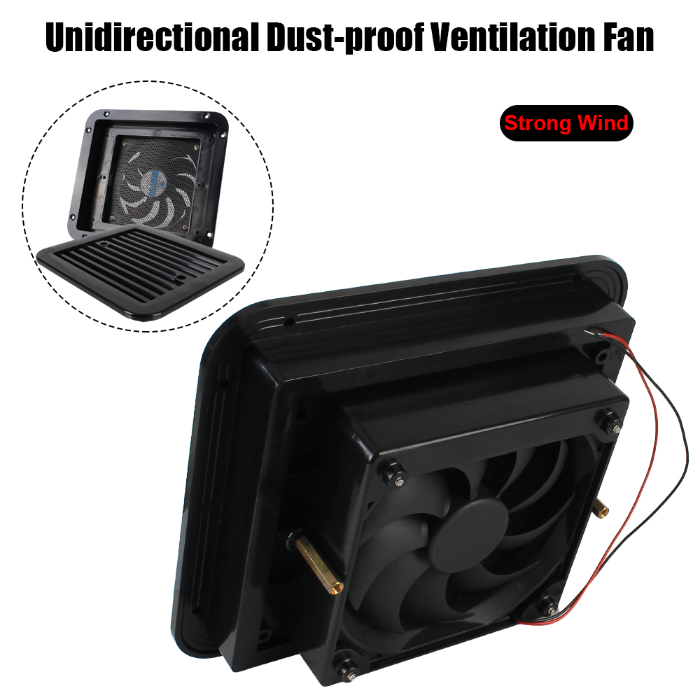 12V Caravan Air Vent Side Exhaust RV Fans Strong Wind 2000-3000RPM Universal Camper Car Accessories For Marine Boat Yacht Parts