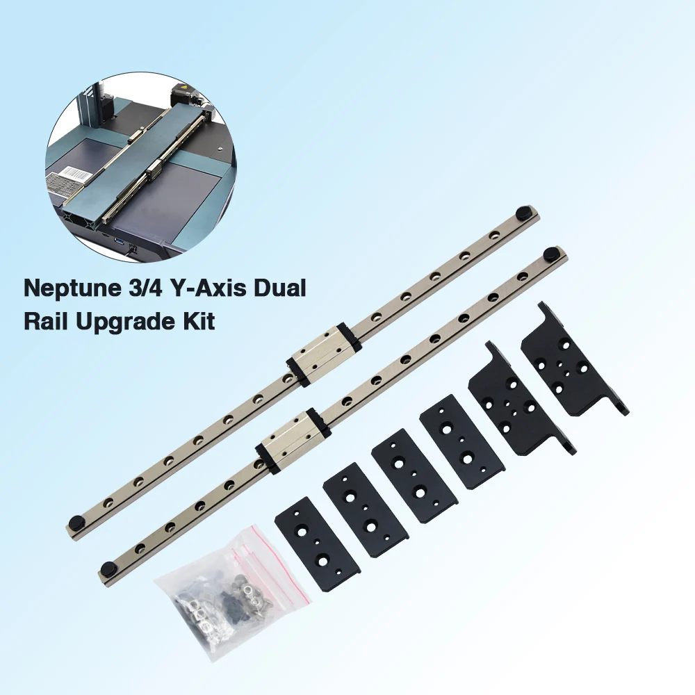Upgrade Dual Y-axis Linear Rail Kit MGN9H 315MM NP4 3D Printer Parts For Elegoo Neptune 4 Neptune 3 Neptune 3 Pro
