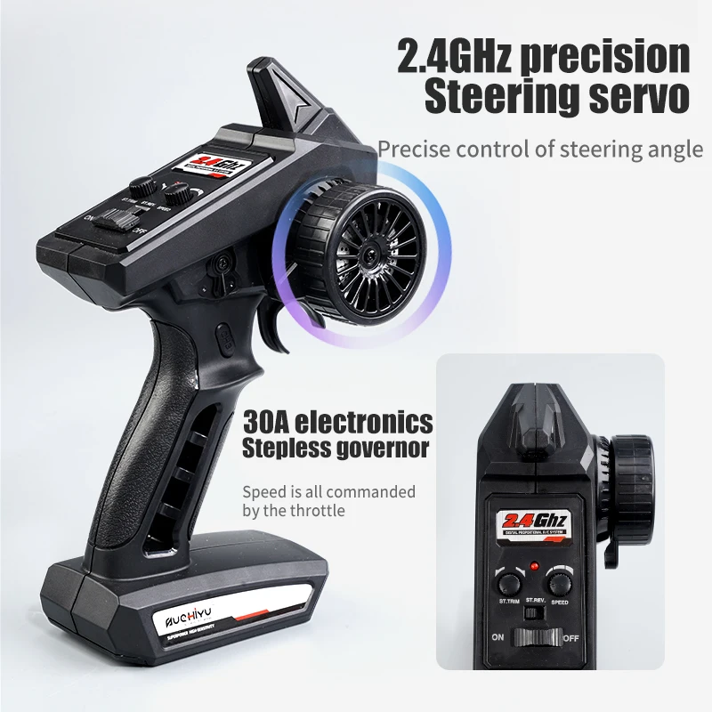 1:16 75KM/H 4WD RC Car with LED Remote Control Cars High Speed Drift Monster Truck for Kids Rc Cars for Adults