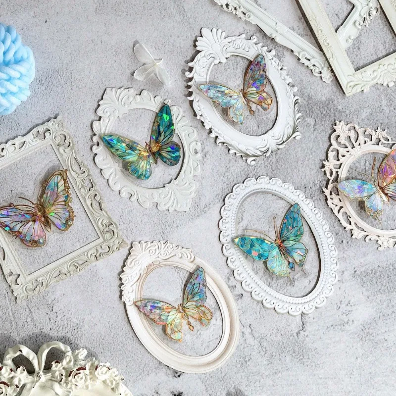 Mr Paper pcs pack Vintage Hollow Out Relief Border Cardstock Handbook Decorative DIY Collage Aesthetic Sticker 5