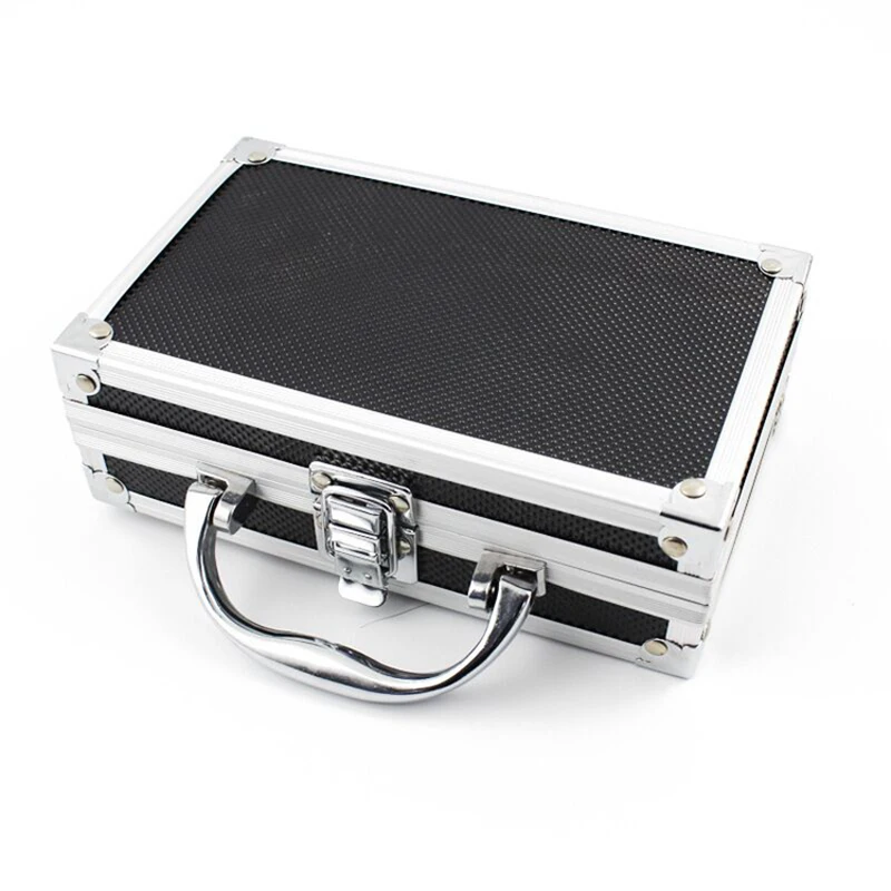 Tool Box Mini Case Aluminum Alloy Storage Box Metal Frame Packaging Toolbox Gift Box