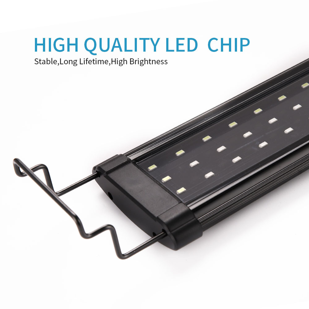 Aluminum Alloy Aquarium Lamp For Plant Grow Fish Tank Bracket Lights Clip on Fish Tank