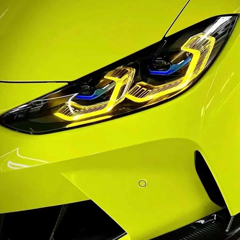 Yellow DRL LED Modules Board Set For BMW M3 G80 M4 G82 G83 G22 G23 G26 Laserlight US EU Spec 2021 Onwards Daytime Headlight