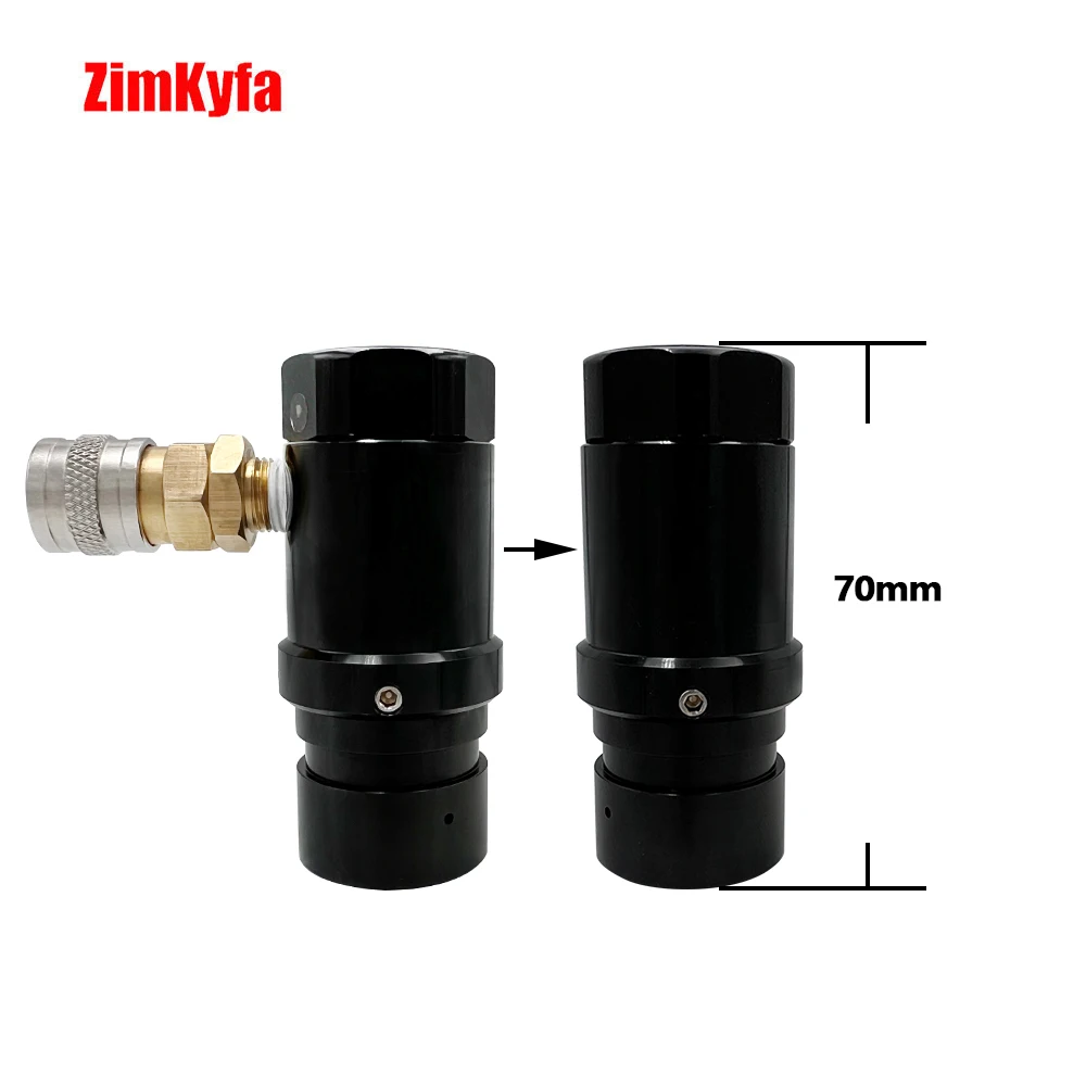 HPA SLP New Mini AIR CO2 Regulator Micro Reg US Foster Plug 300PSI Gauge Low Pressure Ajustable 40-200PSI For G1/2-14 Bottle