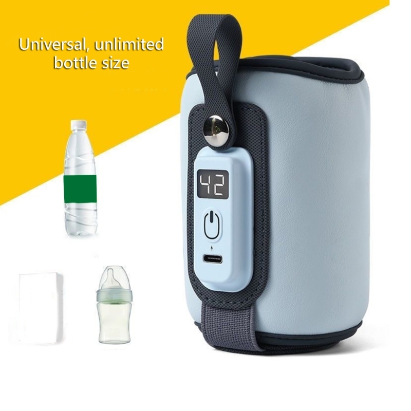 USB Baby Bottle Warmer Bag Breast Milk Bottle Warmer Universal Baby Bottle fits