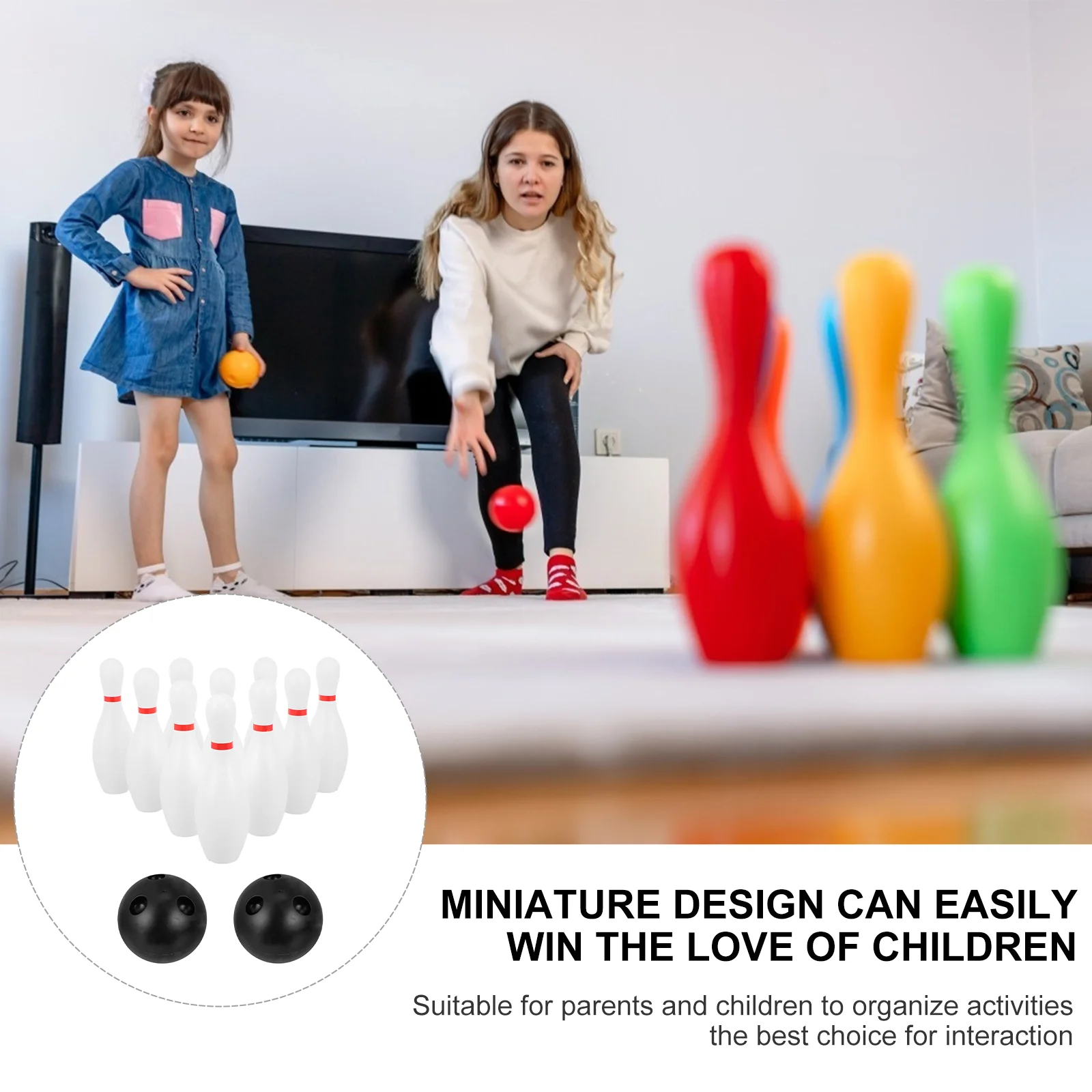 kids bowling set bowling game indoor outdoor lawn sports game 10 classical and 2 balls home interactive toys for girl boy