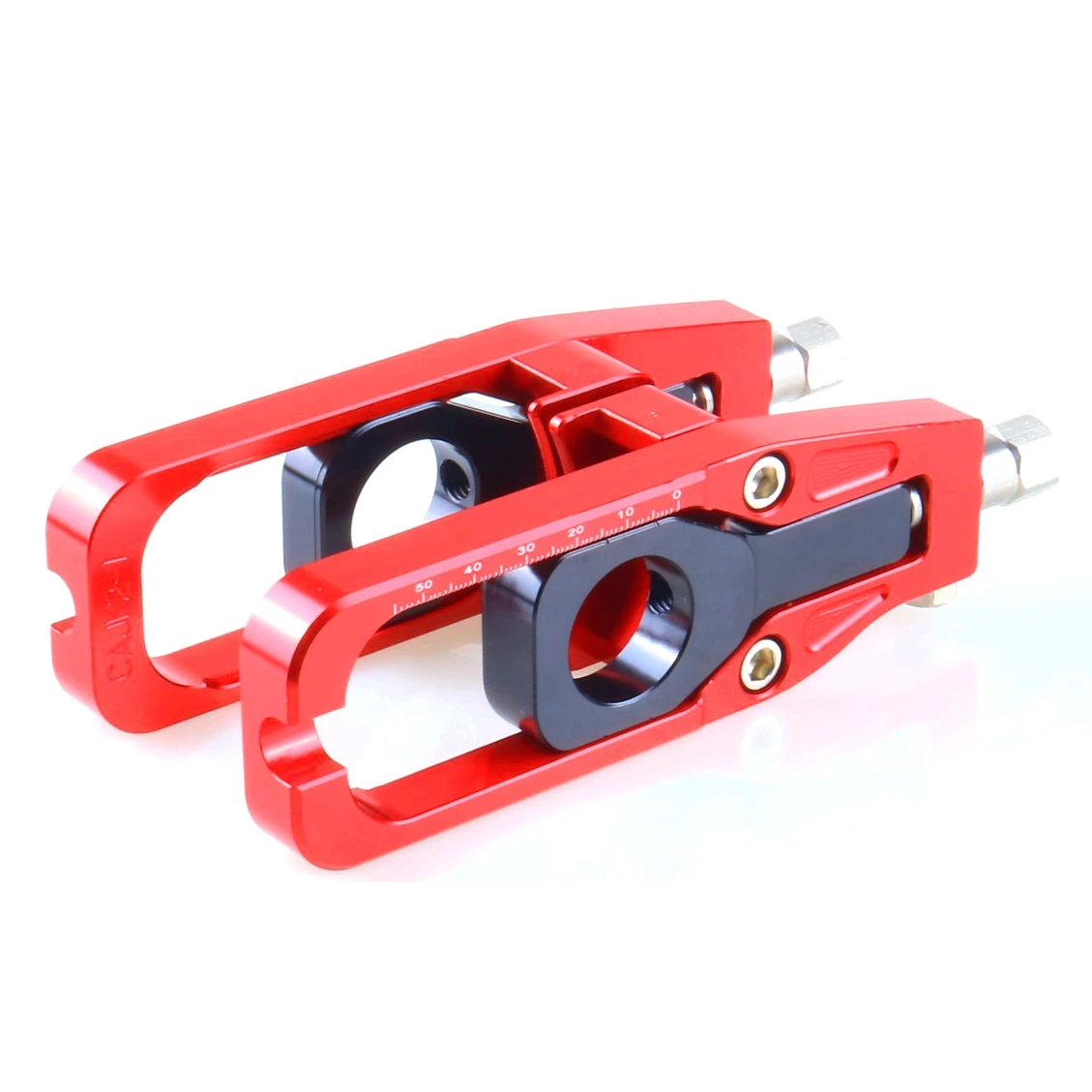Motorcycle CNC Rear Axle Chain Adjuster Tensioners For KAWASAKI ZX6R ZX636 2005-2019 ZX-6R