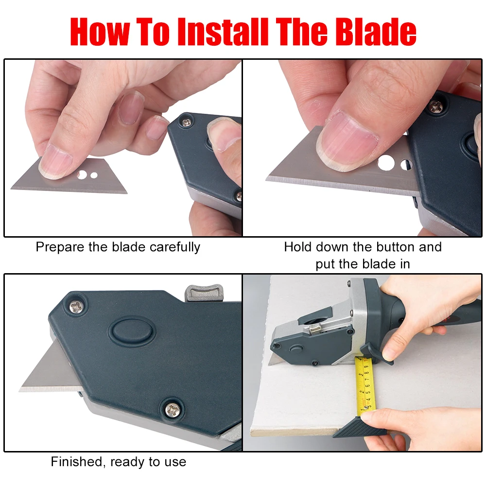 Gypsum new Board Cutter Drywall Cutting Woodworking Cardboard Scriber Plasterboard 2025 Edger Carpentry Tool With 5M Tape Measure