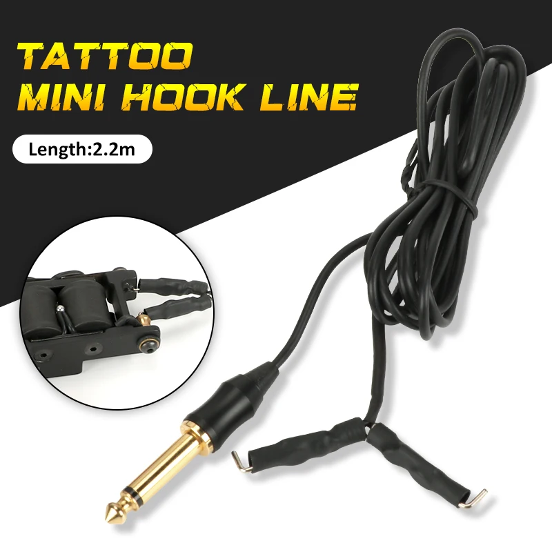 RCA/DC Plug Tattoo Machine Clip Cord Permanent Makeup Wire Hook Line Audio Cable for Tattoo Power Supply Accessories Top Quality