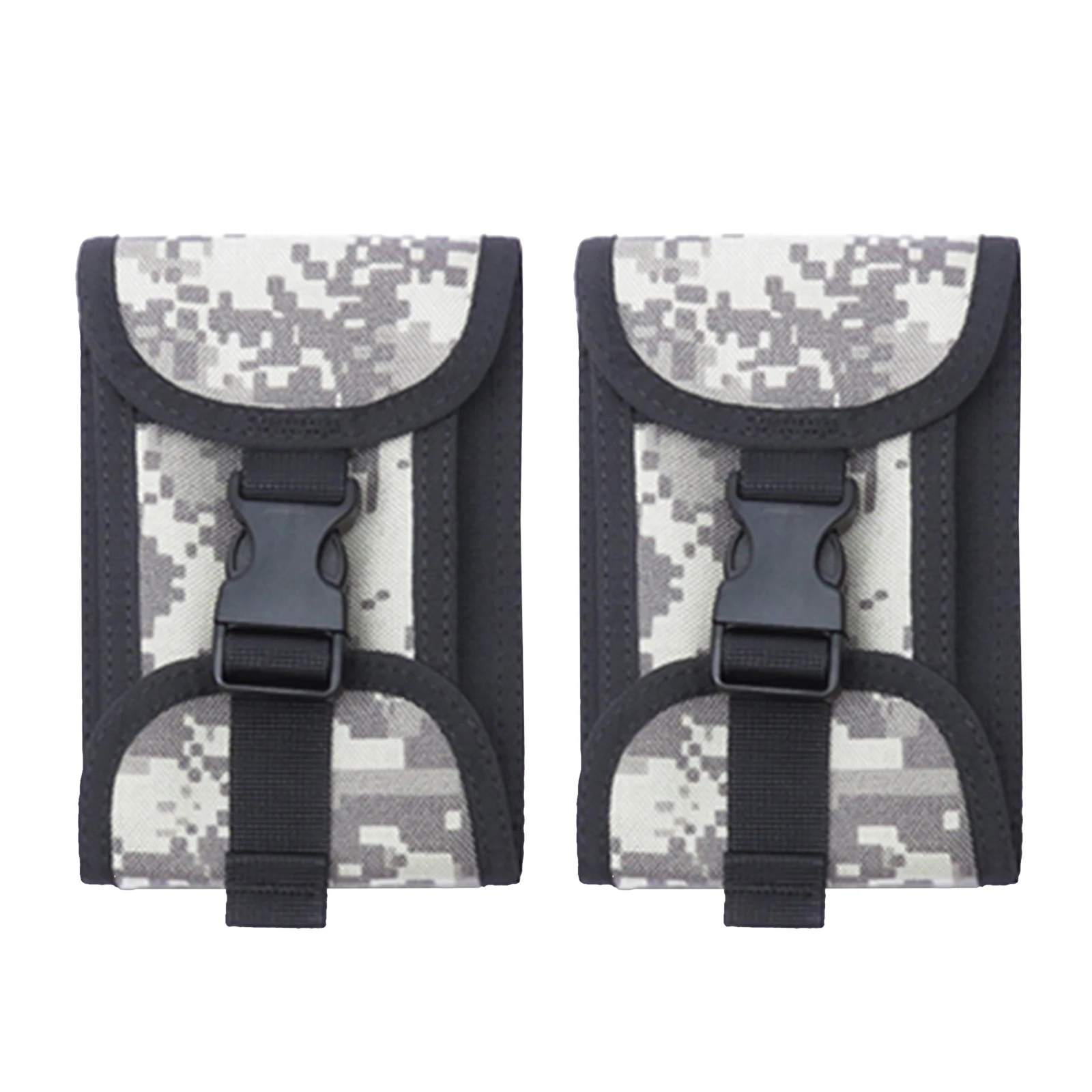 2pcs Diving Weight Pocket Tech Dive 5lb Weights Holder Bag, QR Buckle Backplate/Donut/Weight Belt Mount Pouch Bags