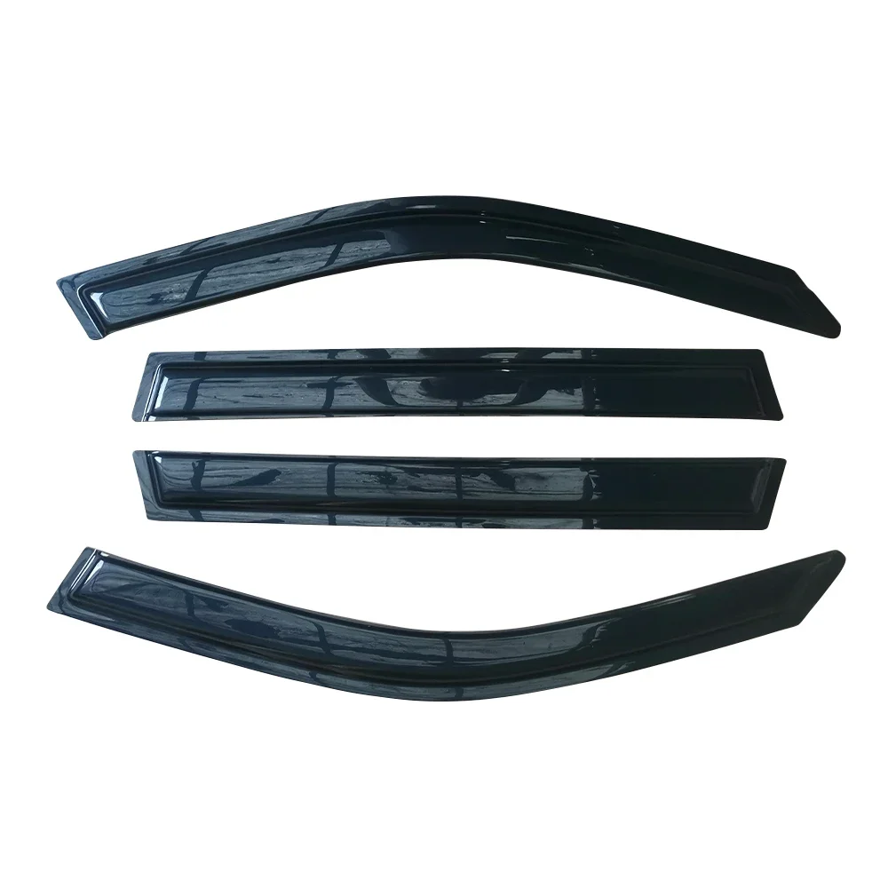 For BMW X3 E83 F25 2004-2017 Auto Side Window Wind Deflectors Visors Black Rain Guard Door Visor Vent Shades Dark Ventvisor
