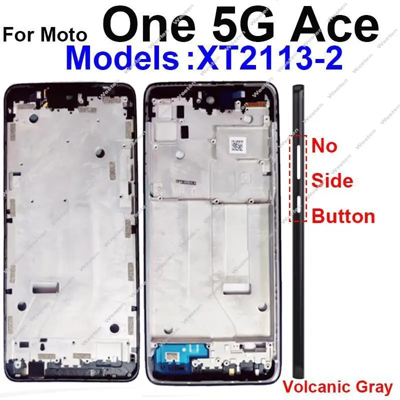 Front Cover For Motorola MOTO Plus ACE One G 5G UW Ace Middle Housing LCD Frame Bezel Plate Parts