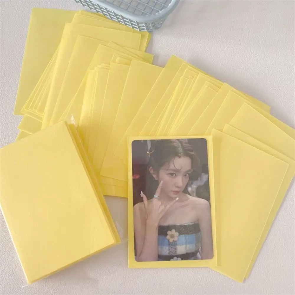 aro Color 10pcs/pack Kpop Toploader Card Bag Photocard Sleeves Idol Photo Cards Protective Storage Bag 4d430 5 bd74d