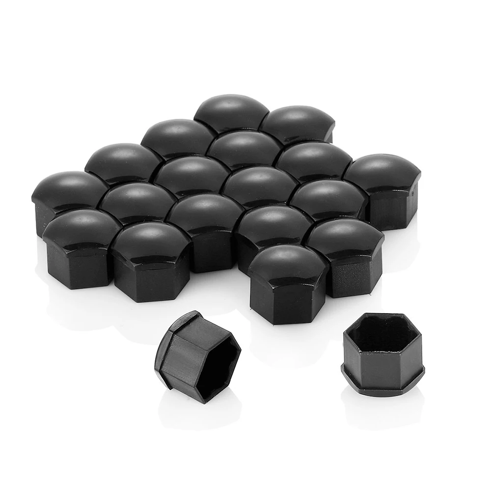 20Pcs Wheel Lug Bolt Nut Cover Caps For Audi Skoda 17mm Hex Head Bolts Car Styling Auto Accessories 321601173A
