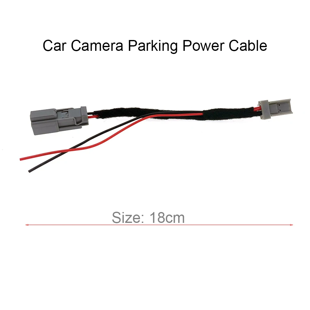 8 Pin Car Camera Reversing Parking Video RCA Power Cable Adapter Wiring Connector For Honda New JAZZ Fit 2021