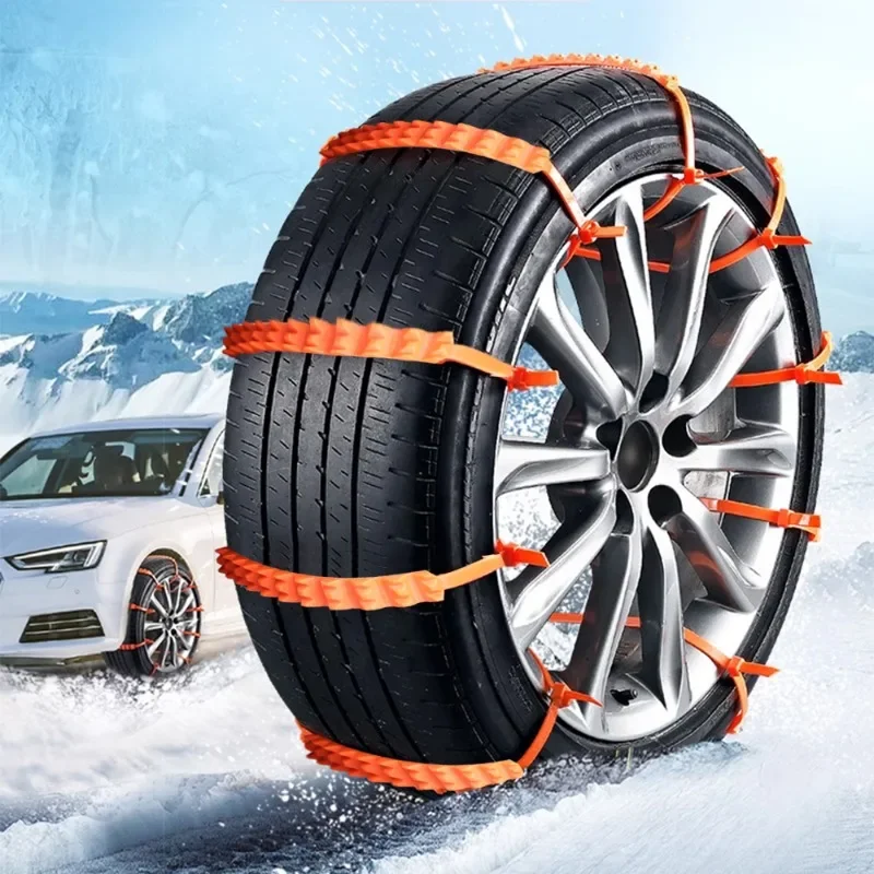 Winter Anti Skid Snow Chains Car Emergency Tire Wheel Anti-Slip Mud Chain Auto Outdoor Snow Tire Anti-Skid Chains