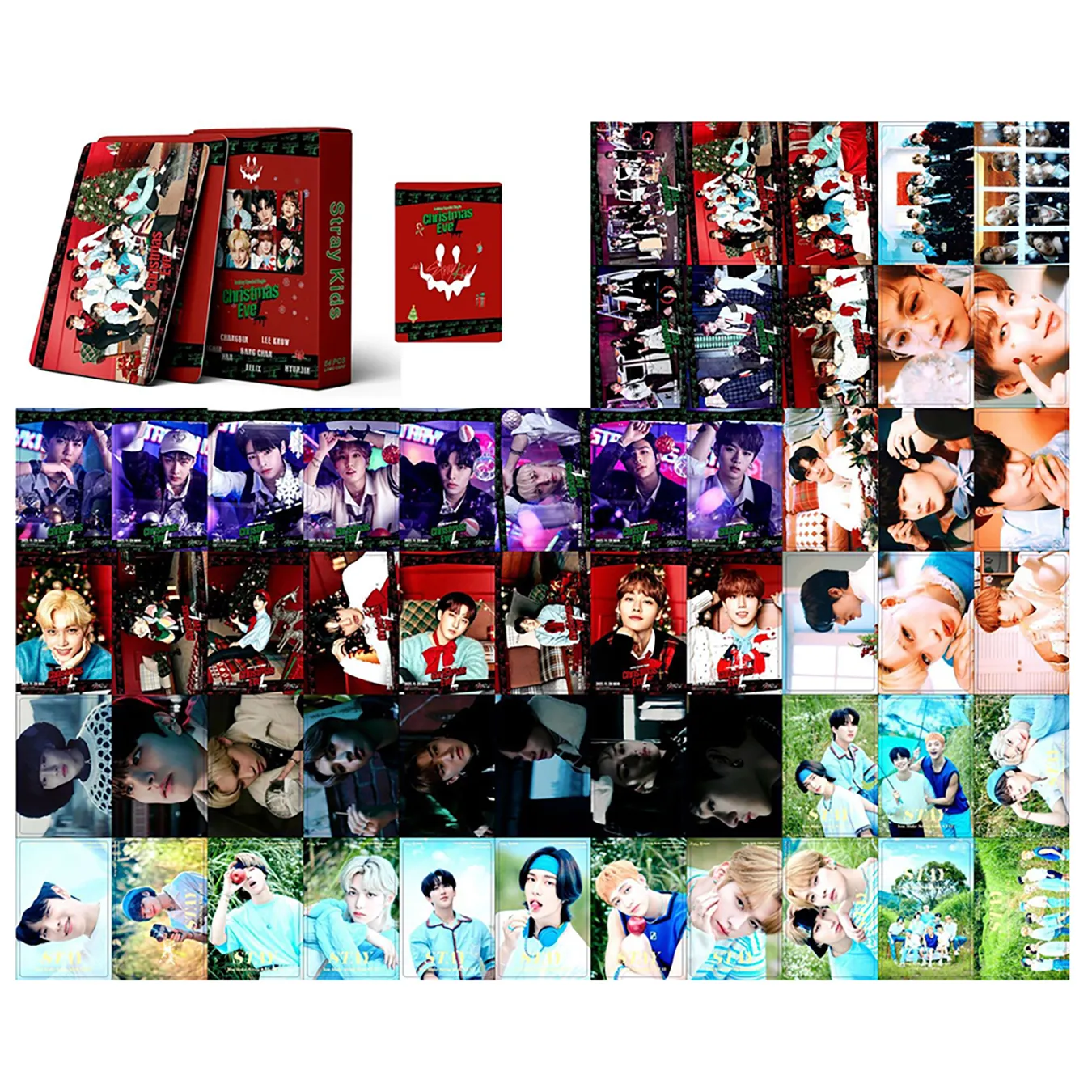 55pcs/set Kpop Stray kids ODD Photocards 5th Anniversary LOMO Cards New Album FAVORITE Card photo Poster fan gift