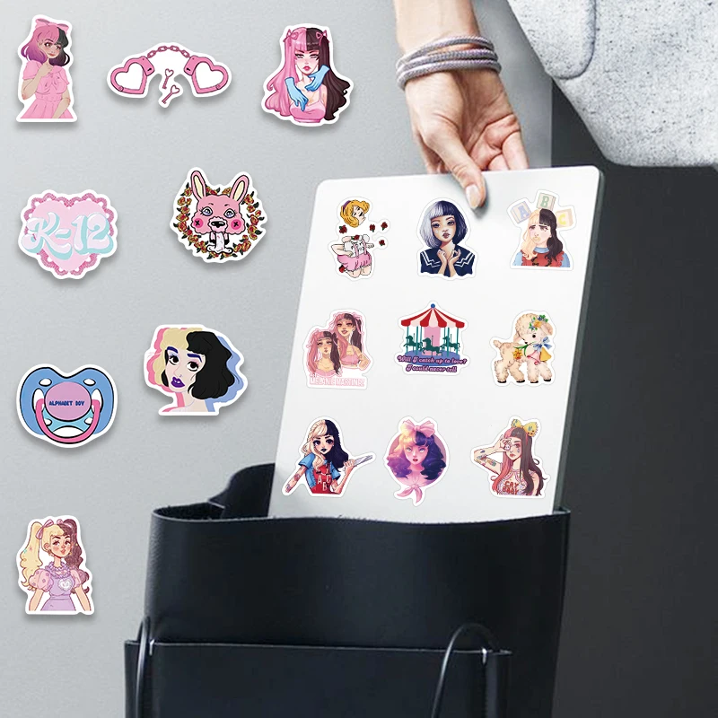 10/50PCS Melanie Martinez Hot POP Singer Stickers for Album Laptop Luggage Guitar Bicycle Skateboard Fridge Graffiti Toy Sticker