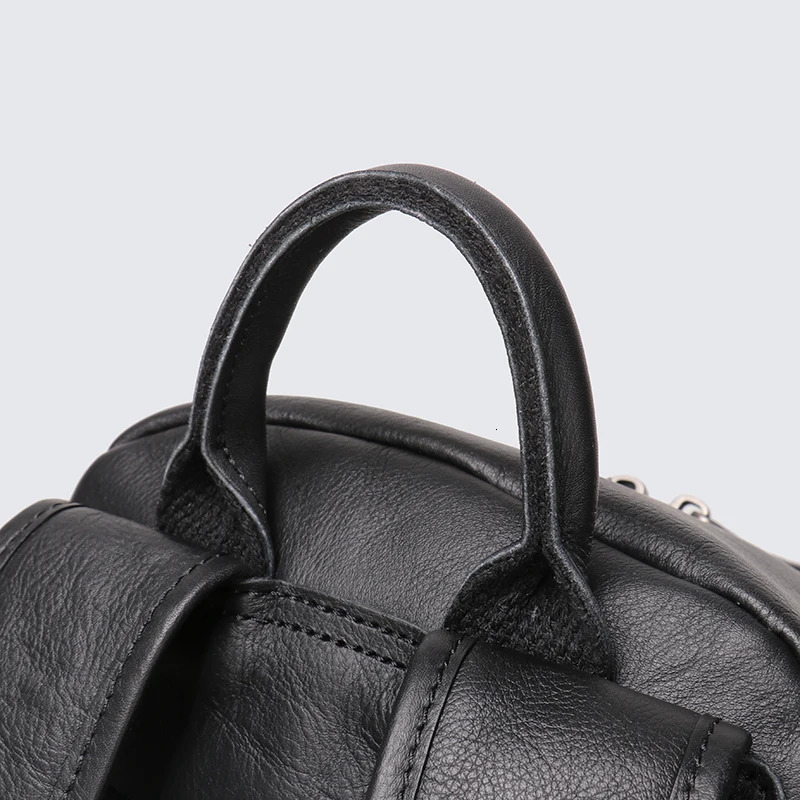 LEATHFOCUS vintage leather mens backpack handmade classic backpack womens sports storage bag casual backpack 241031