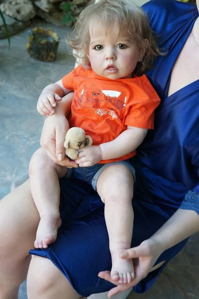 Reborn Baby Liam 30Inches DIY Big Blank Kit Christmas Gift Toy Artist Unpainted Bebe for Children Realistic Lifelike Doll