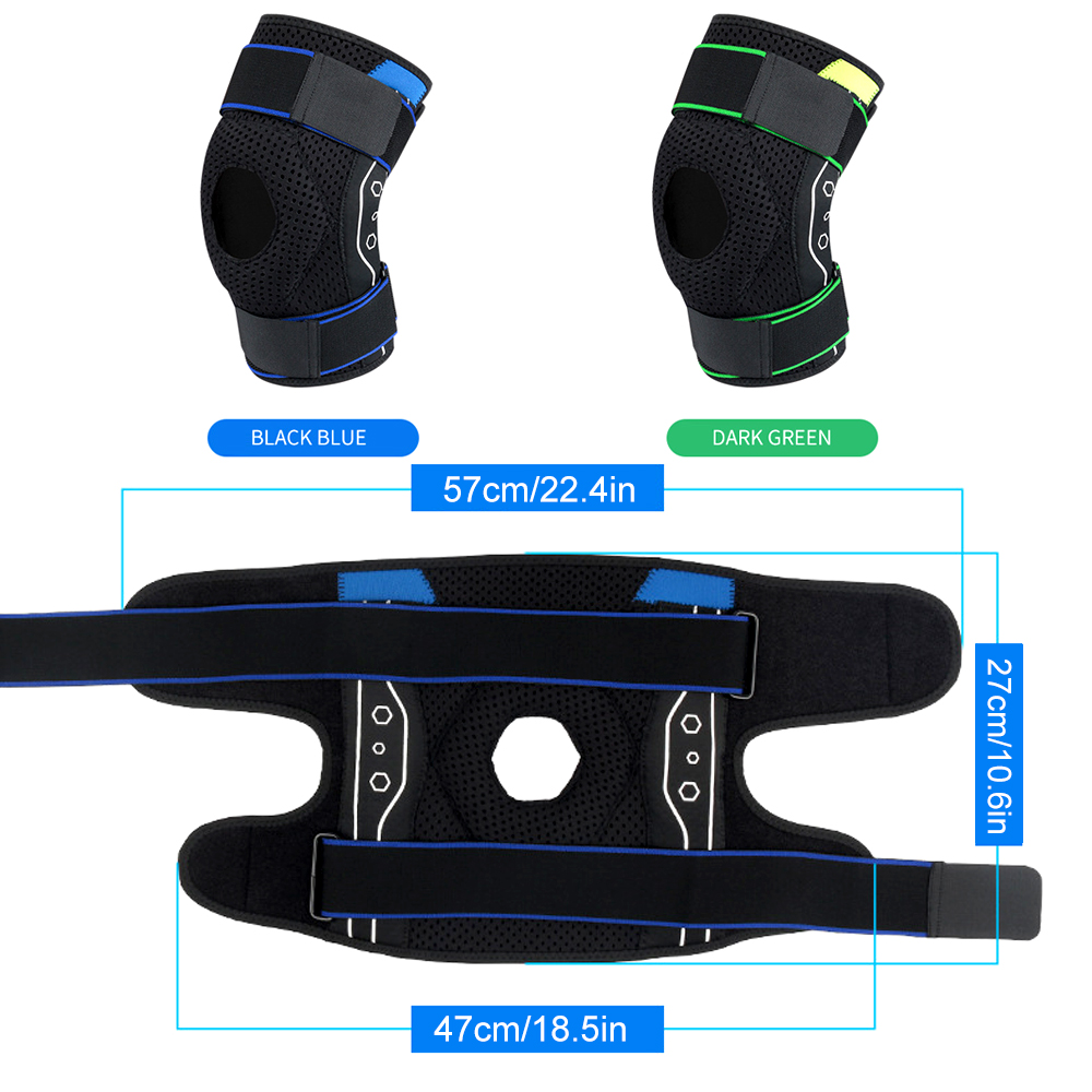 Professional Knee Brace with Side Stabilizers & EVA Pads, for Knee Pain Running, Meniscus Tear, ACL, Arthritis,Joint Pain Relief