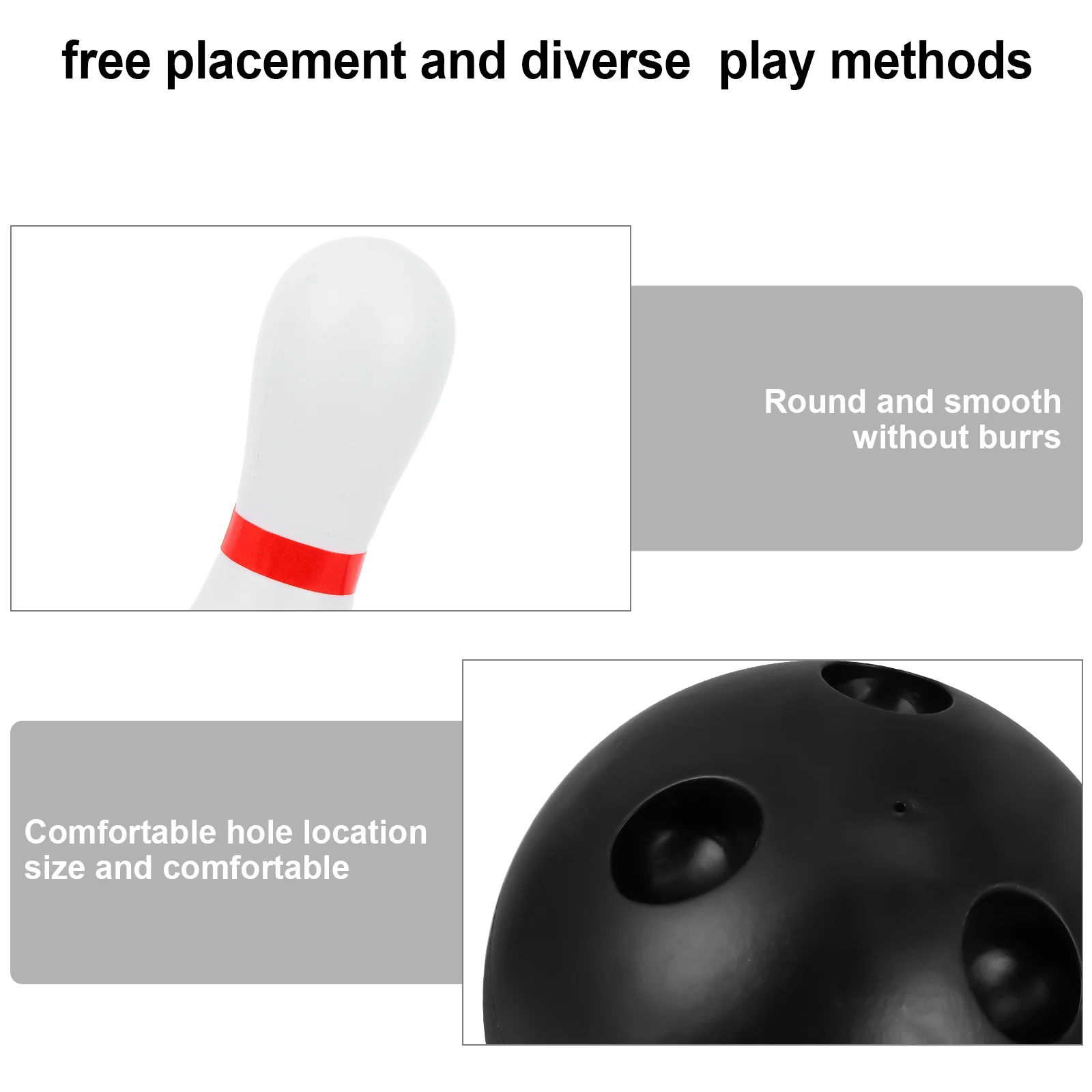 kids bowling set bowling game indoor outdoor lawn sports game 10 classical and 2 balls home interactive toys for girl boy