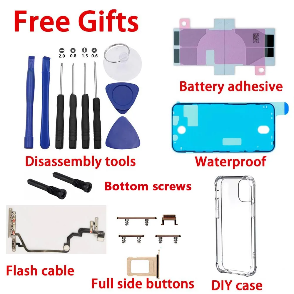 Housing For XR Like 14 Pro Housing XR To 14 Pro Back DIY Back Cover Housing Battery Middle Frame Replacement Big Camera Lens