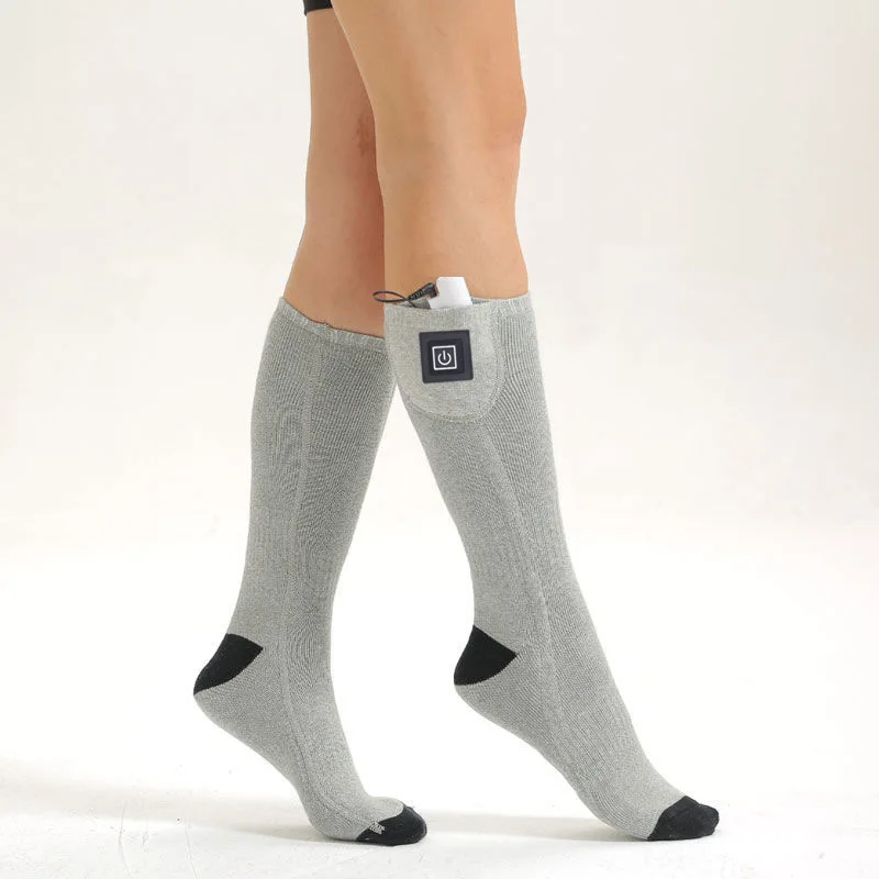 Winter Heated Socks Thermal socks Men's Women's Heating Foot Warmer Electric Socks Warm Socks Cycling Ski 3 Mode Heated