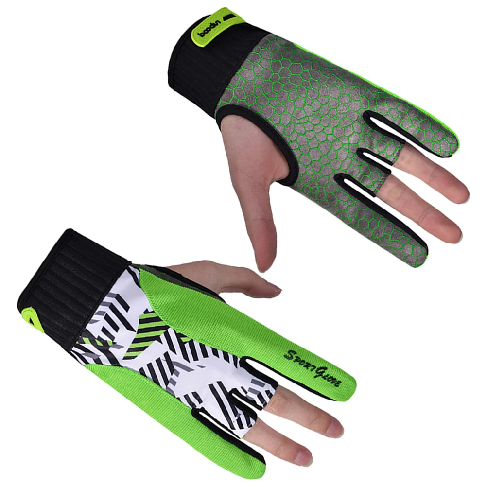 of Silicone Bowling Gloves Professional Anti-slip Elastic Breathable Sports Gloves