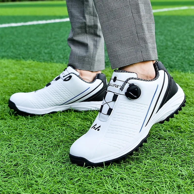 Men Professional Golfer Sport Mens Athletics Golf Turf Grass Golfing Shoes Male Walking Sneakers d6276