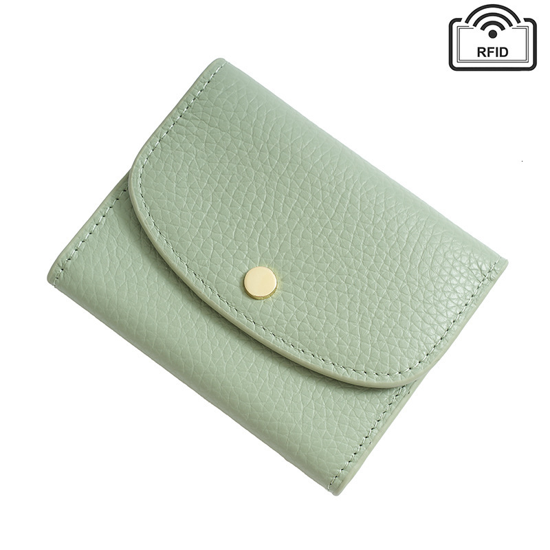 New genuine leather wallet, ladies' coin bag, top layer cowhide small wallet, ladies' multi slot wallet