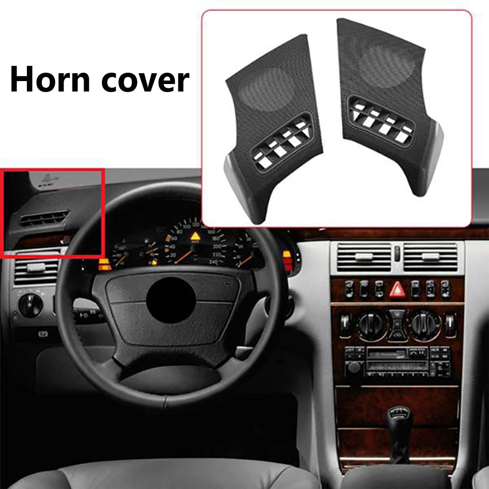 For Mercedes Benz E-Class W210 96-02 Car Interior Dash Board Side Air Vent Speaker Grill Cover Left/Right Car Accessories Black