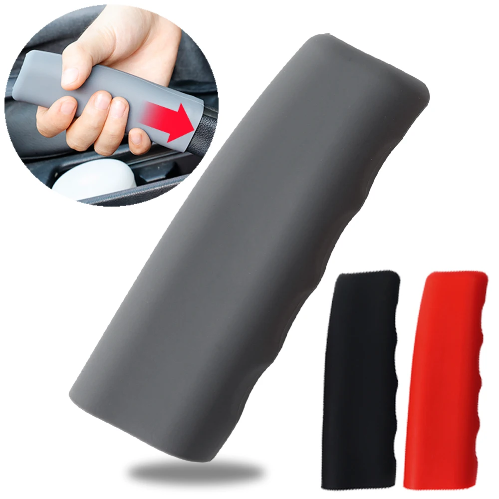 Hand Set Universal Car Handbrake Sleeve Silicone Cover Anti-Skid Auto Parking Brake Decorative Shell Interior Accessories