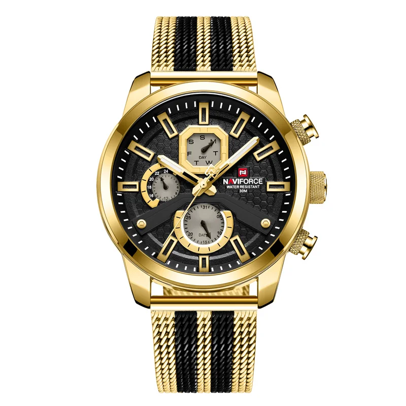 NAVIFORCE 2022 Mens Watches Top Brand Luxury Casual Quartz Watch Men's Sport Waterproof Clock Luminous Watch Relogio Masculino