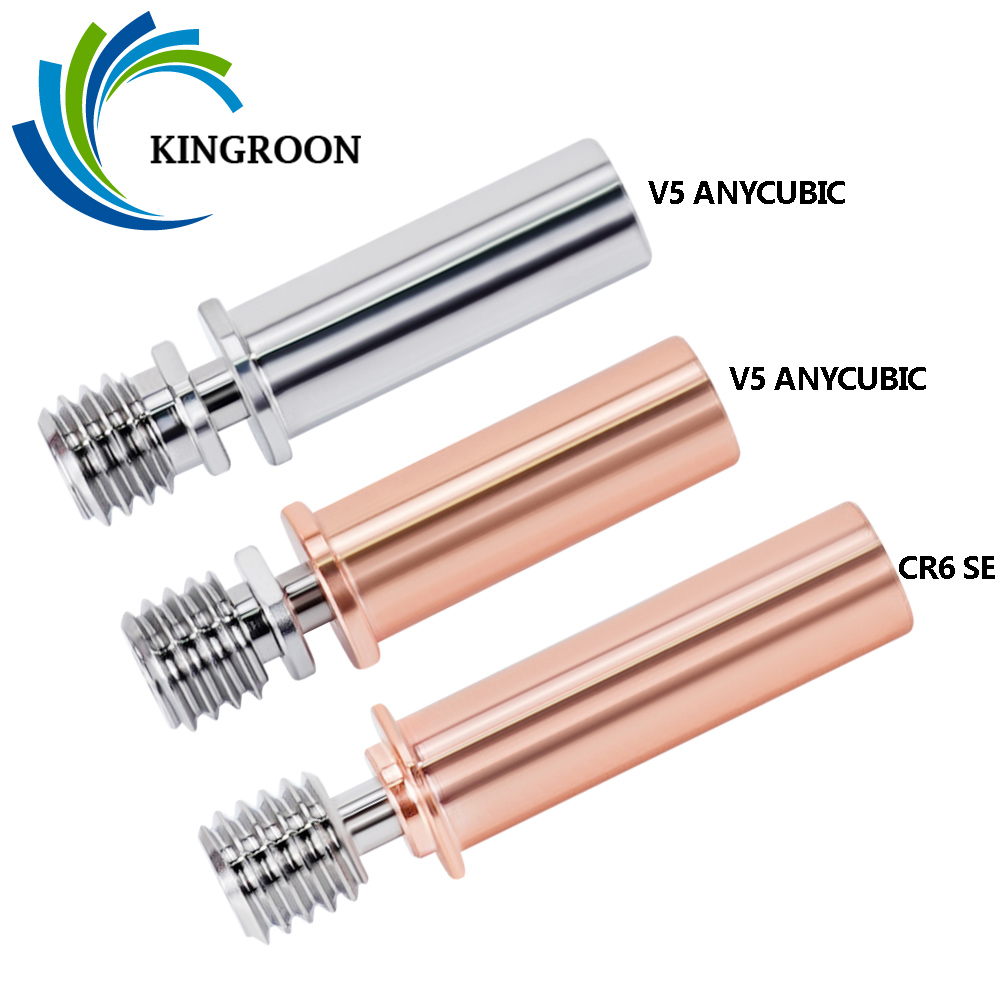 KINGROON CR6 SE SE-6 Heat Break V5 Titanium Alloy Red Copper Throat for For Mega ANYCUBIC Vyper