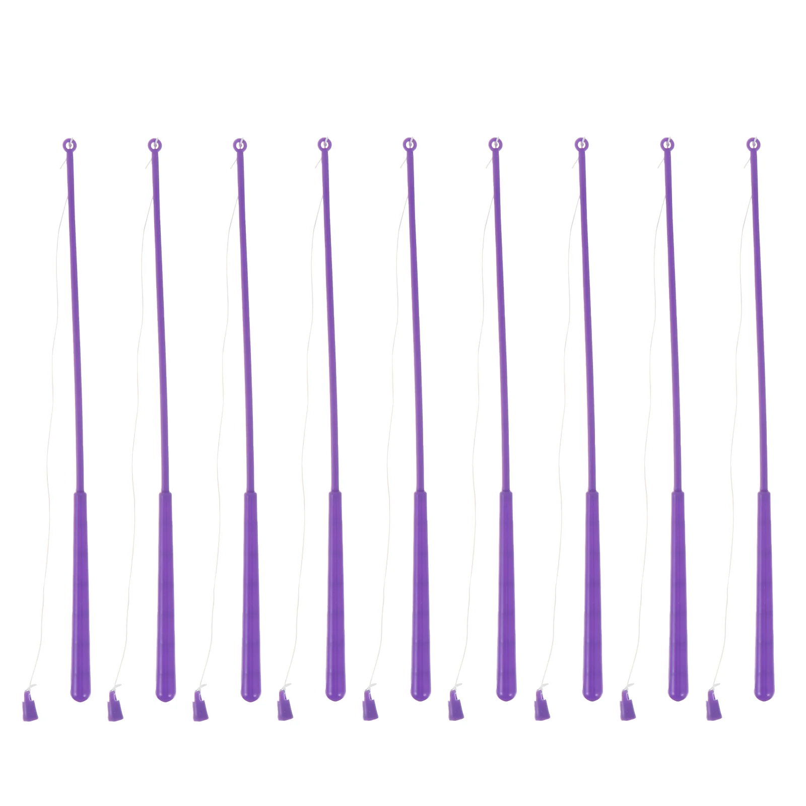 20Pcs Plastic Magnetic Fishing Poles Magnet Fishing Rods Kids Toy Accessories