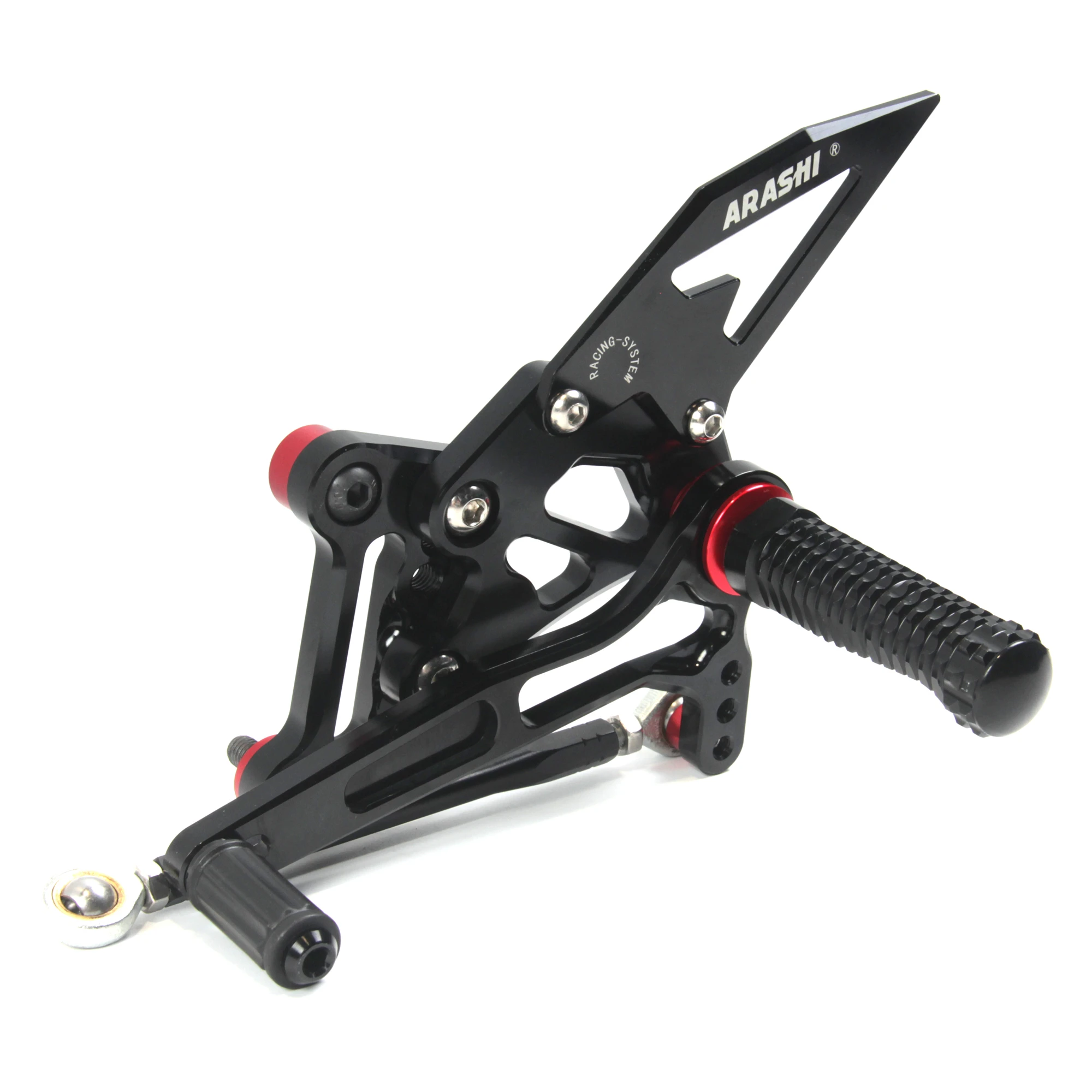Arashi Spare Parts Adjustable Rearsets Replacement Shift Linkage Lever Gear Selector Motorcycle Footrest Spare Parts Foot Pegs