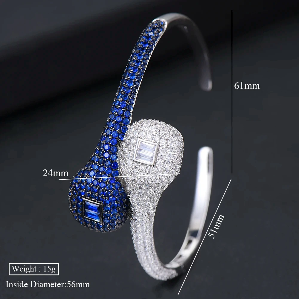 New Maxi Size Crossover 6 colors Bracelet Bangle For Women Wedding Party Engagement DUBAI Bridal Jewelry Gifts High Quality