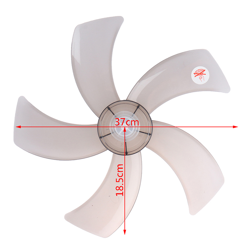 1PCS 6/12/14/16 Inch Household Plastic Fan Blade Five Leaves With Nut Cover For Pedestal Fan