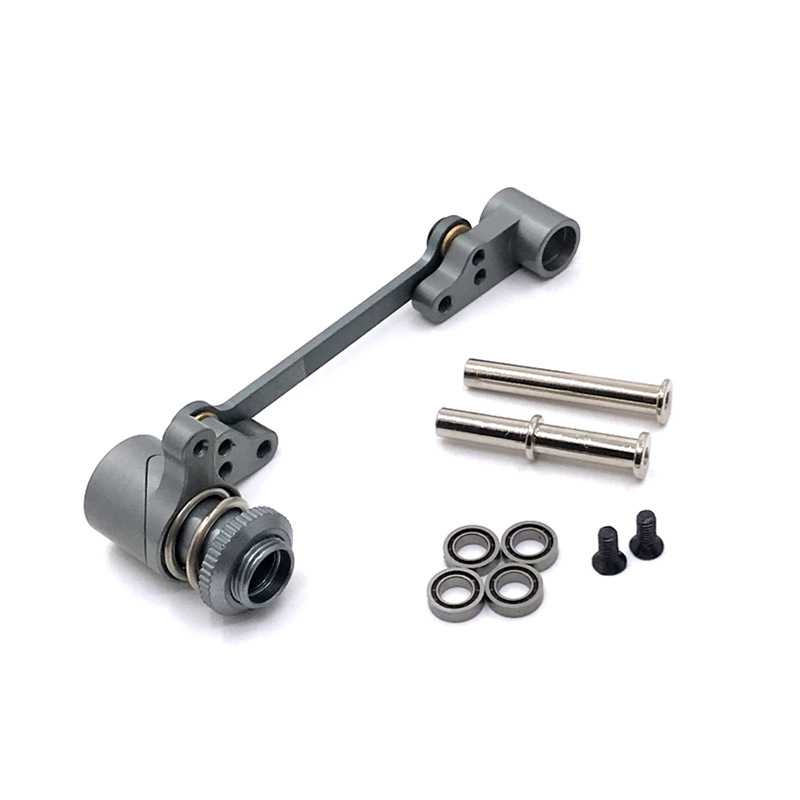 Upgrade Metal Steering Assembly For Wltoys 144010 144001 144002 124016 127017 124018 124019 LC 1/14 RC Car Parts