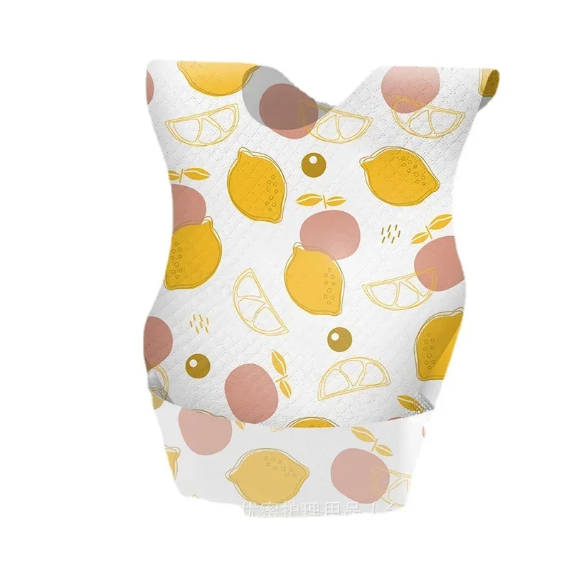 10Pcs Disposable Saliva Towel Waterproof Feeding Bib Pocket Go Out Car Portable Kids Accessories 6Months-2Years Baby Bib