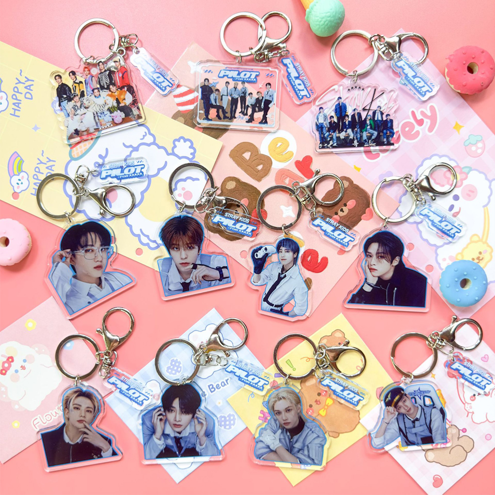 Kpop Skzoo Stray Kids Li Longfu FELIX Plush Keychain Cute Stuffed Animals Keyring Pendent Gifts