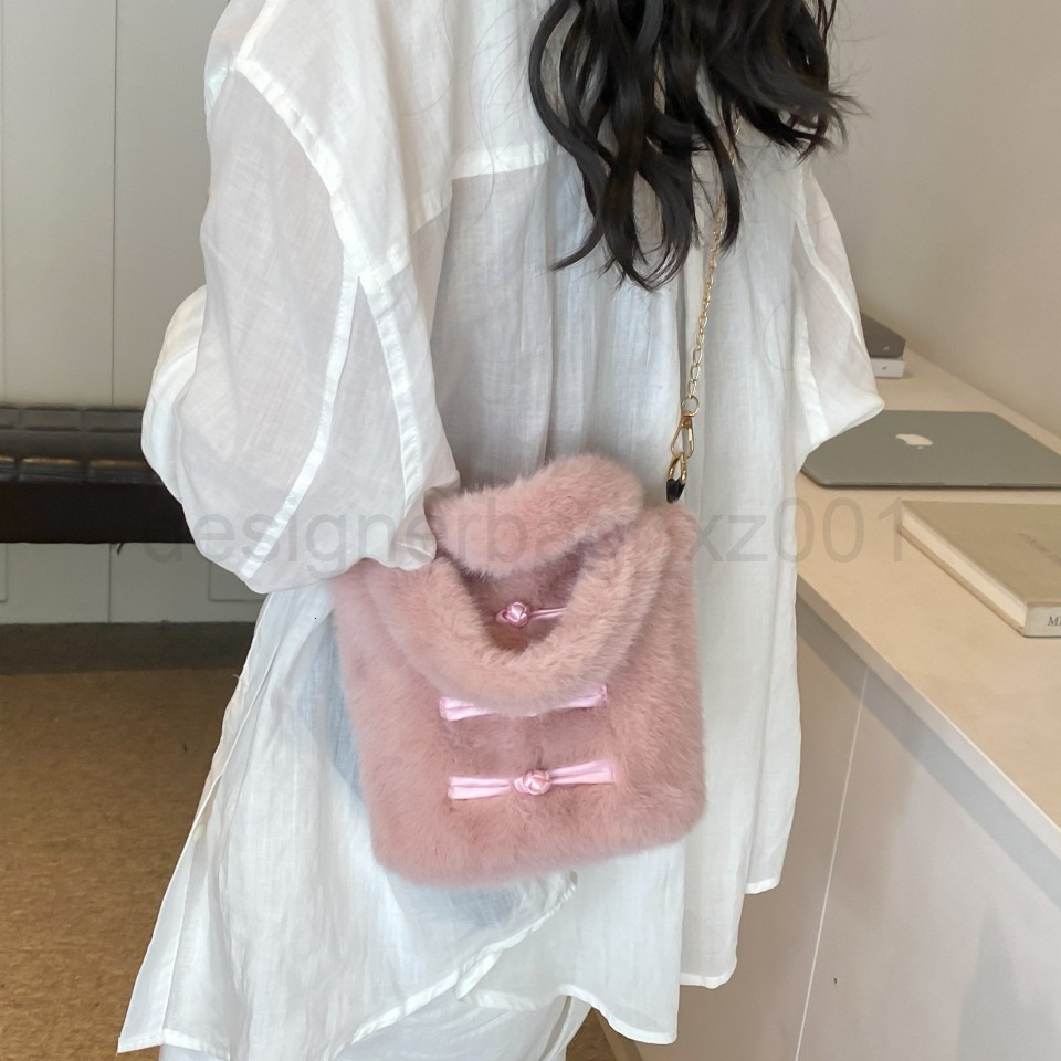 Bag Designer Fashion Classic 10a Top Woman Handbagevening Bags Plush for Women Versatile Autumn and Winter New Chain Crossbody Hand-held Bucket