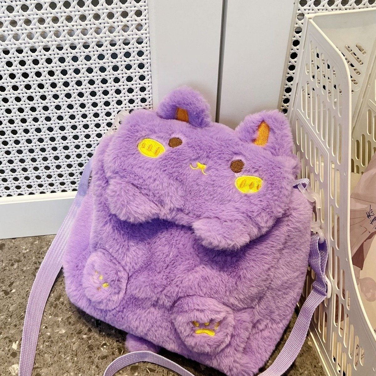 Niki Duncks Tote Bagfashion Classic Bag Designer 10a Top Woman Handbagevening Bags New Rabbit Plush Backpack Adorable Multi Functional Large Capacity 