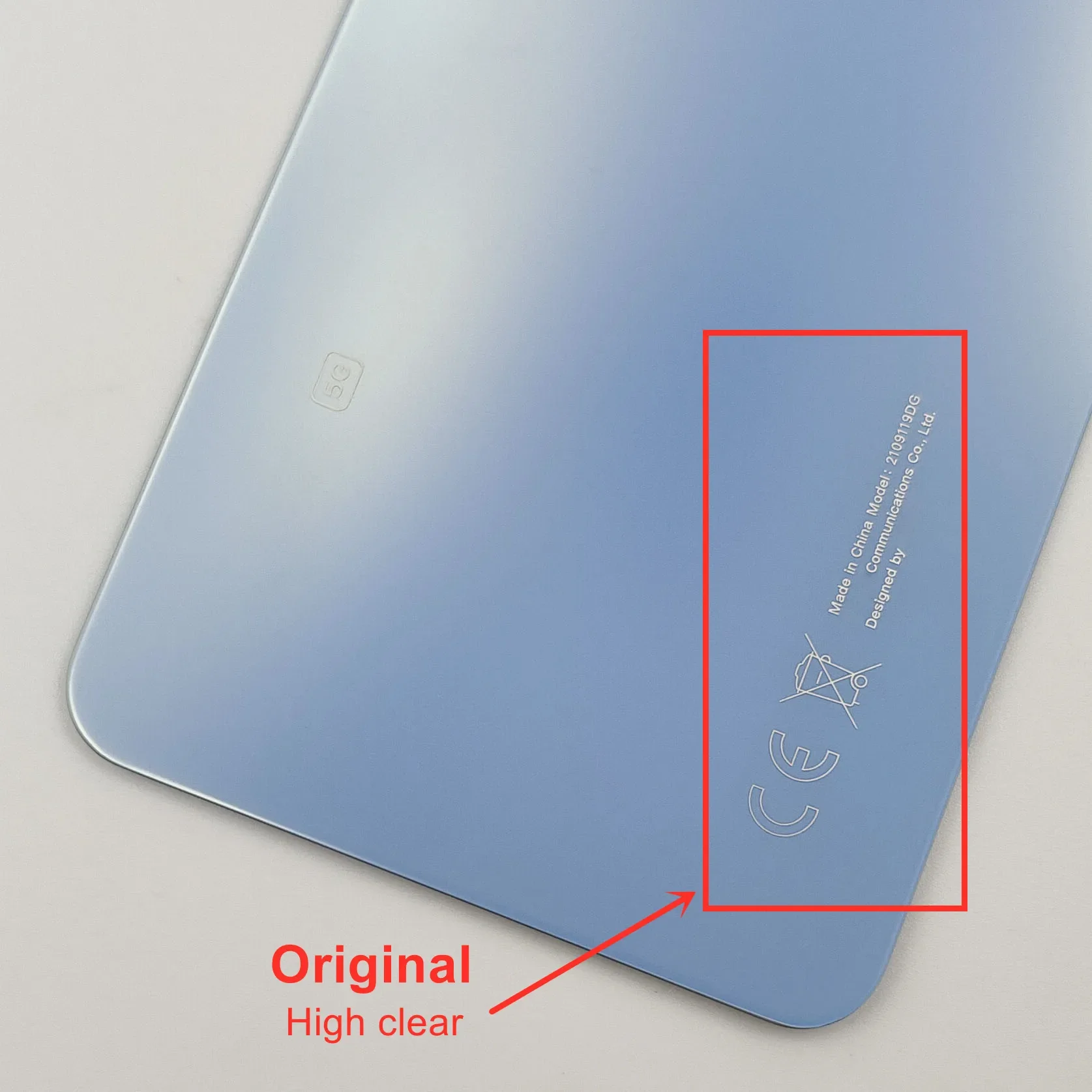 100% Original New For Xiaomi Mi 11 Lite 4G 5G NE Glass Battery Cover Back Rear Door Housing With Camera Lens Adhesive Glue CE