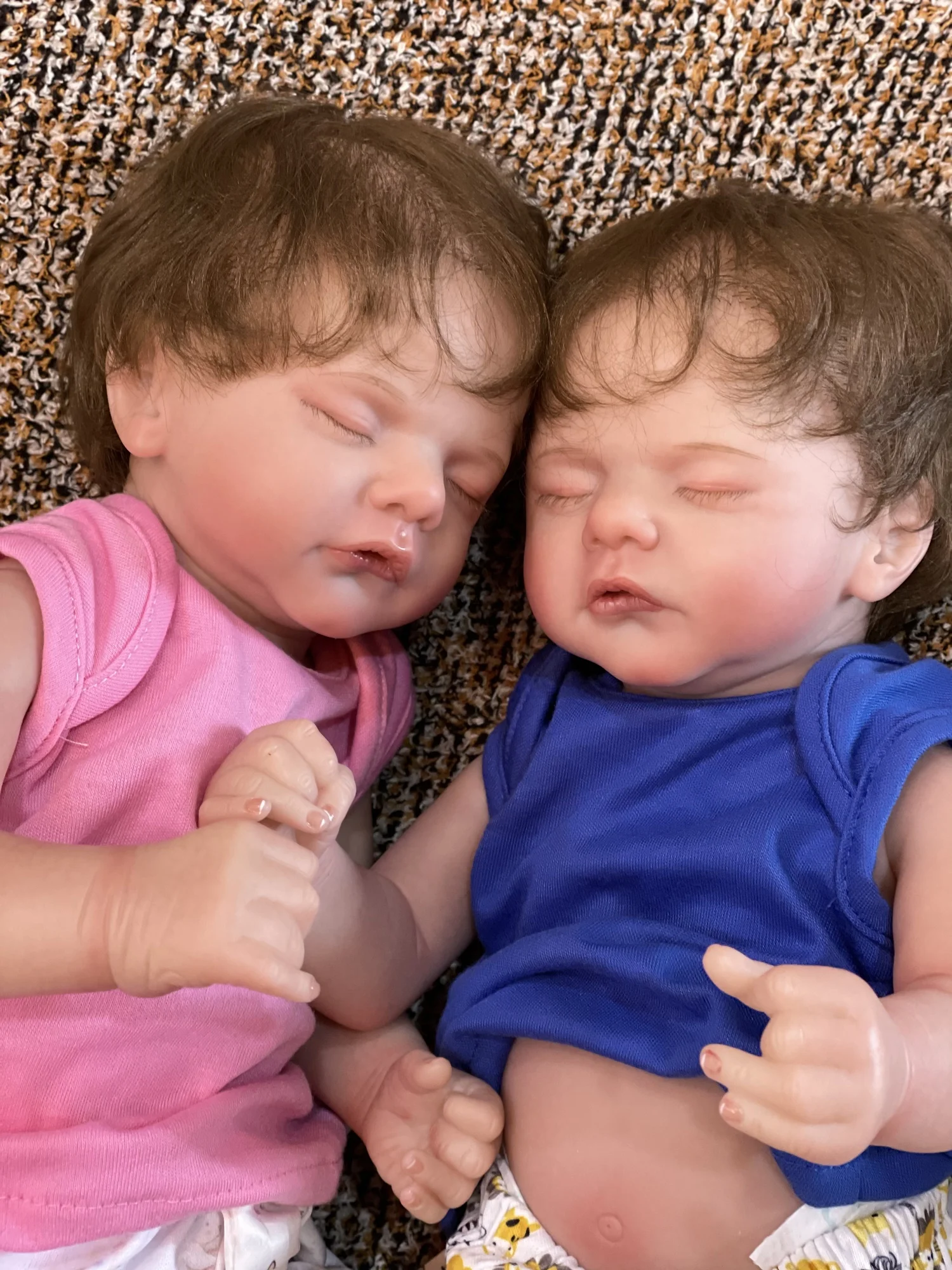 45cm Sam Full Body Silicone Vinyl Bebe Reborn Boy and Girl Lifelike Realistic Reborn Doll Soft Touch Feeling Newborn Doll