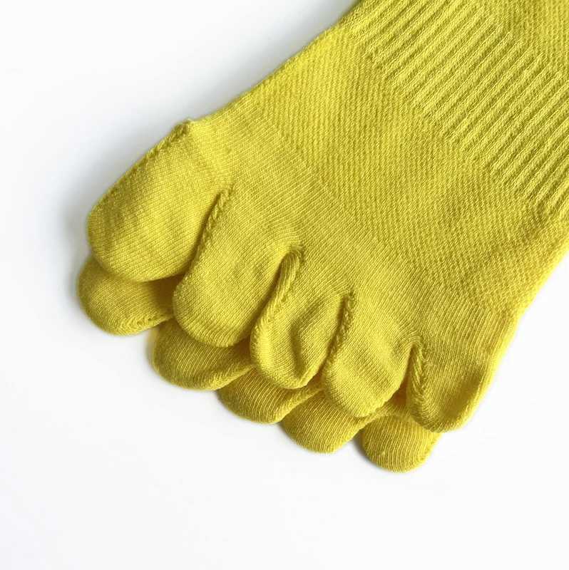 1/5 Pairs Man Boat Toe Cotton Striped Compression Breathable Sweat-Absorbing Elastic Endurable Boy 5 Finger Ankle LX241102