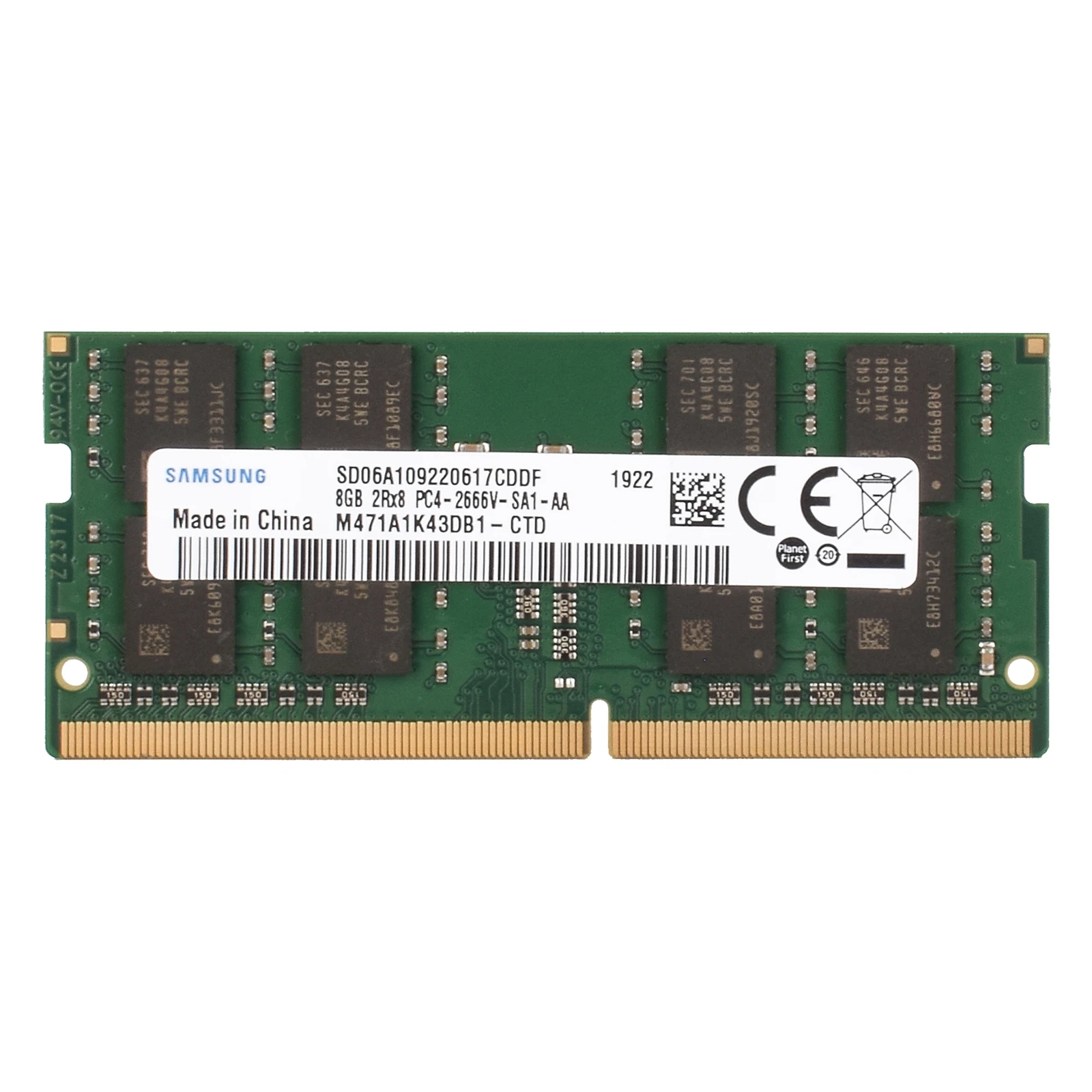 Samsung DDR4 4GB 8GB 16GB 3200MHz 2666Mhz 2400MHz 2133MHz SODIMM Memory PC4-2133P 2400T 2666V 3200AA for Notebook Laptop