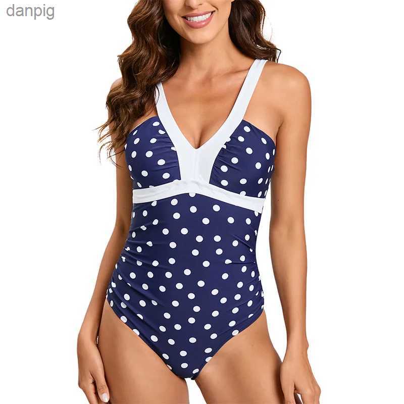 Women's Swimwear Dp V-One Piece Swimsuit Fashion One Piece Swimsuit Womens Bikini Vacation Beach Swimsuit Push Up Brazil One Piece Suits Y240403