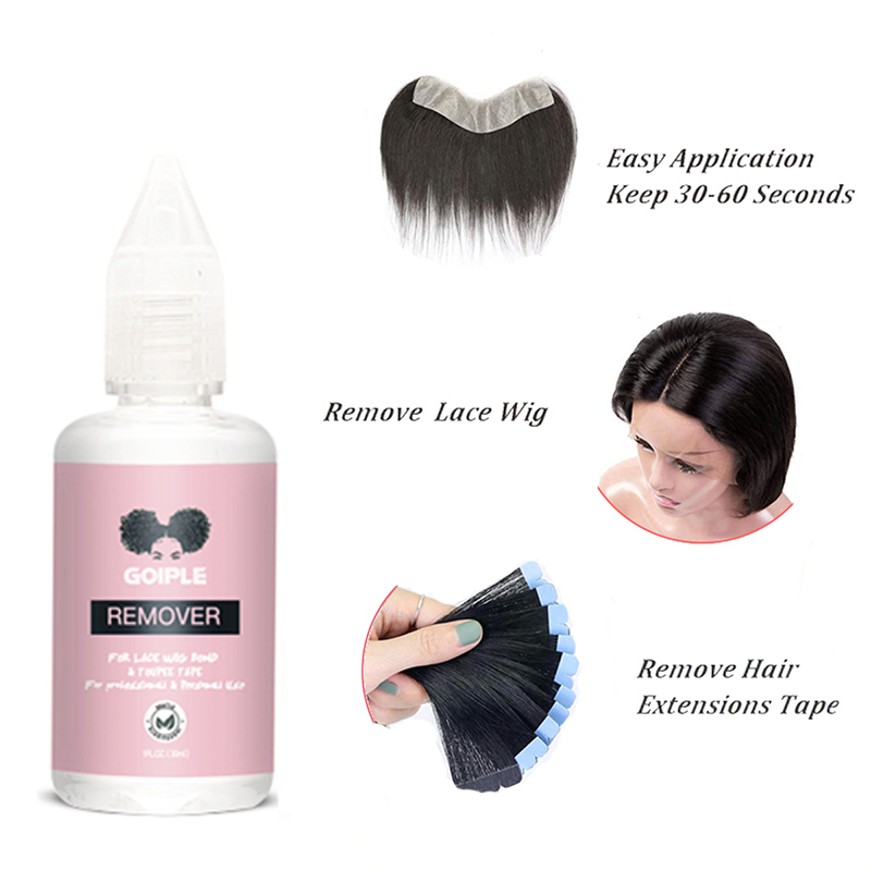 GOIPLE Edge Control Gel Black Women Frizz Fixed Wax Stick Lace Front Wig Glue Waterproof Bond Adhesive Remover Hair Styling Kit